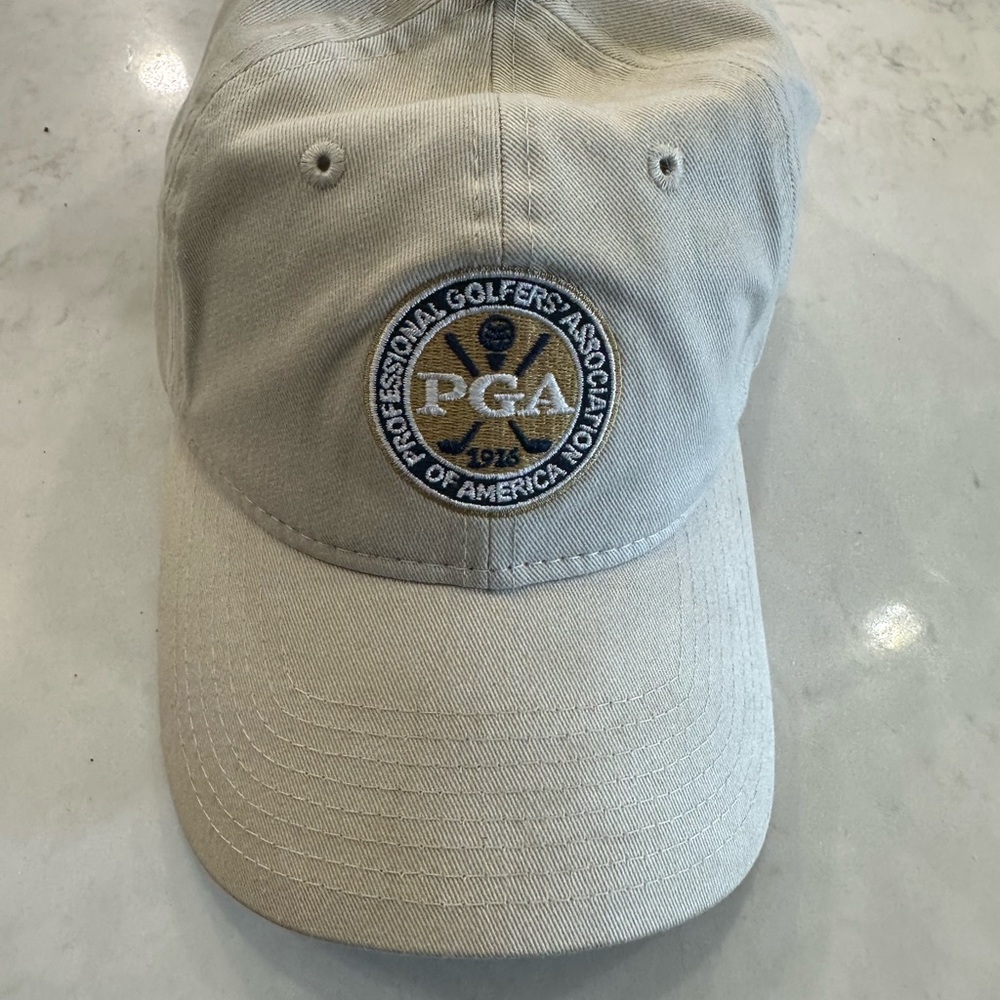 Twenty New Era Beige PGA Logo Cap